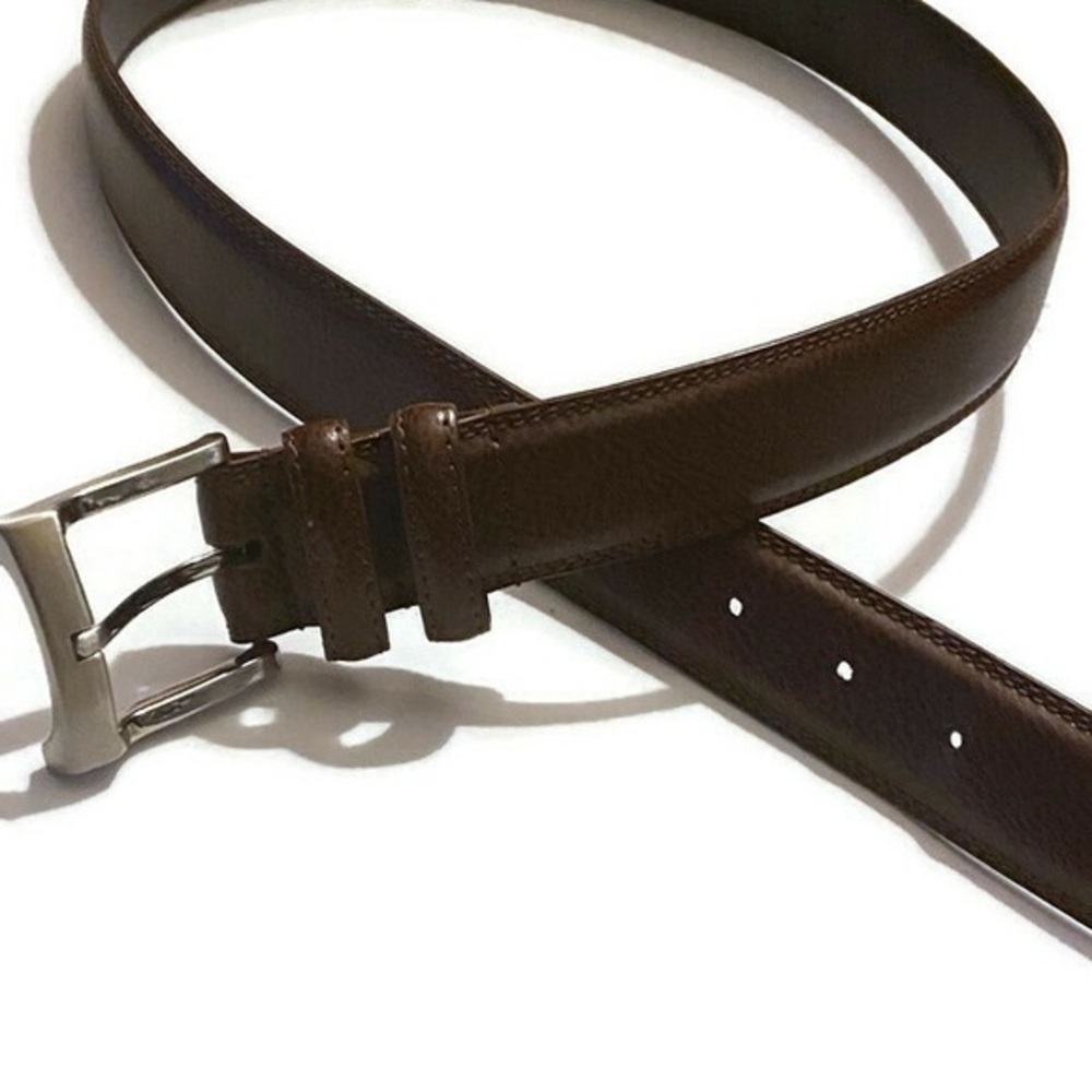 Florsheim Men's Brown Genuine Leather Belt sz 34